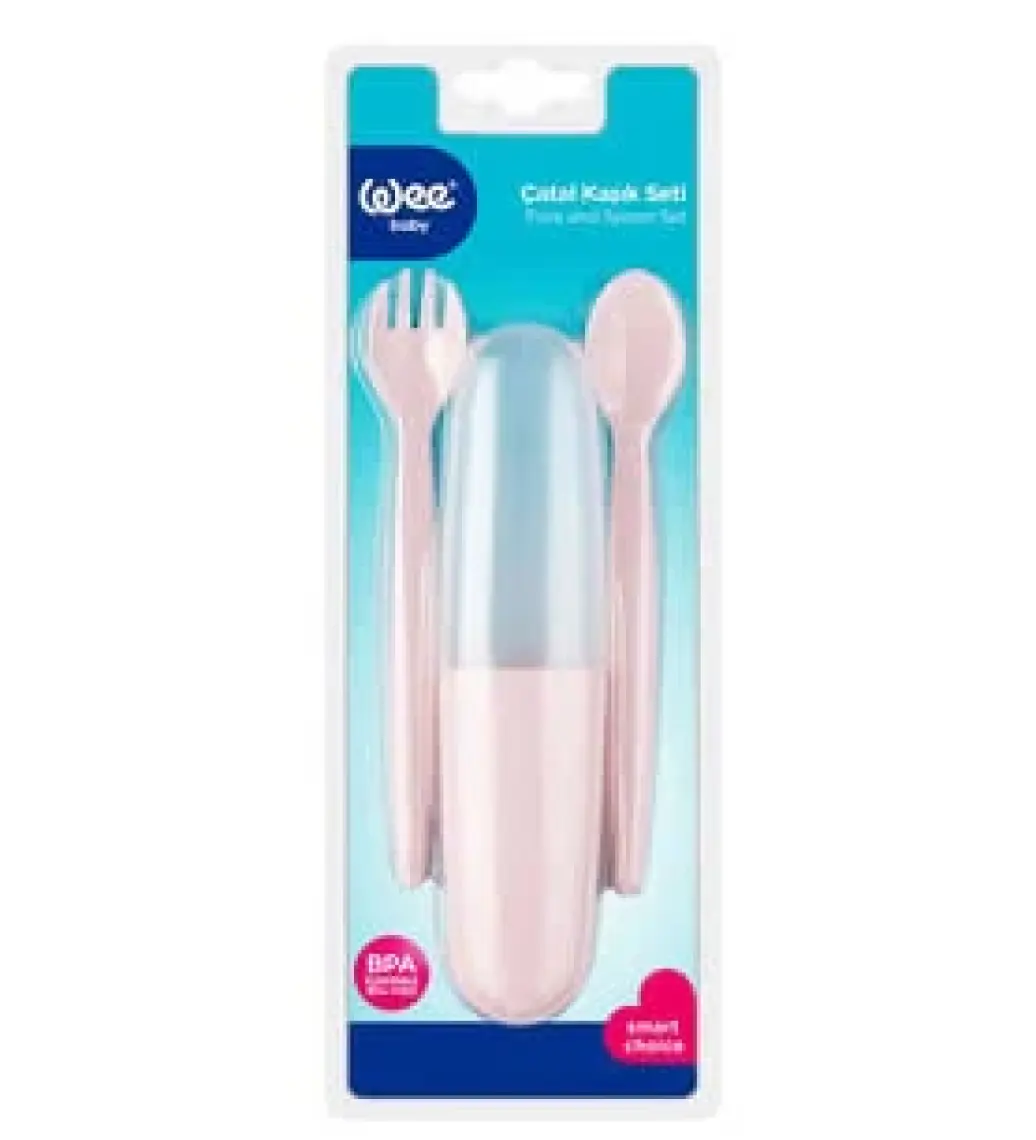 Wee Baby 134 Çatal Kaşık Seti - Pembe