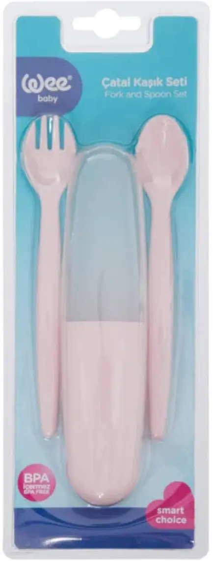 Wee Baby 134 Çatal Kaşık Seti - Pembe
