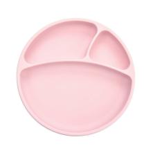 OİOİ Vakum Tabanlı Porsiyon Mama Tabağı Pembe