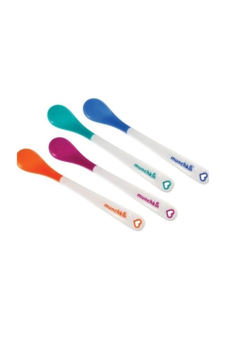 Isı Korumalı Bebek Kaşıkları, Renkli, 4ay+