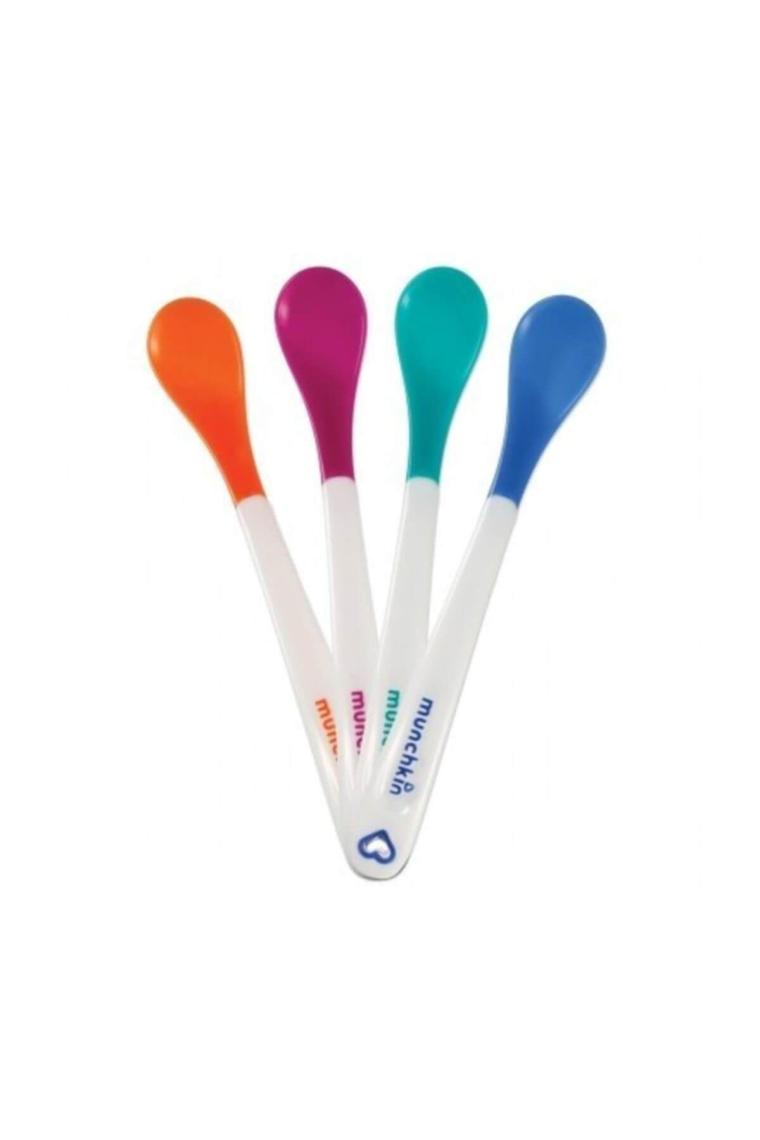 Isı Korumalı Bebek Kaşıkları, Renkli, 4ay+