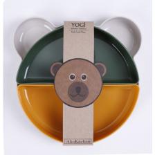 Alin Kitchen Ayıcık 4 Bölmeli Mama Tabağı