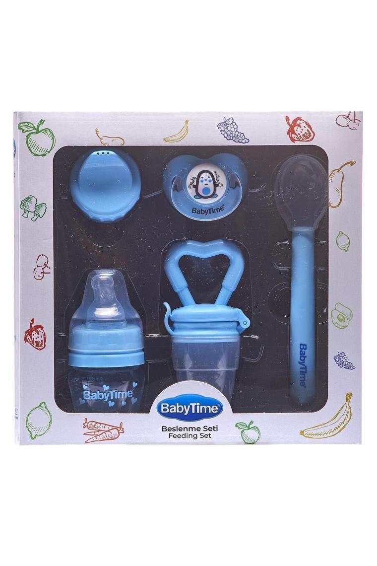 Baby Time Bt513 Beslenme Seti - Mavi
