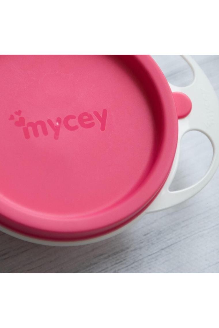 Pembe Kapaklı Mama Tabağı