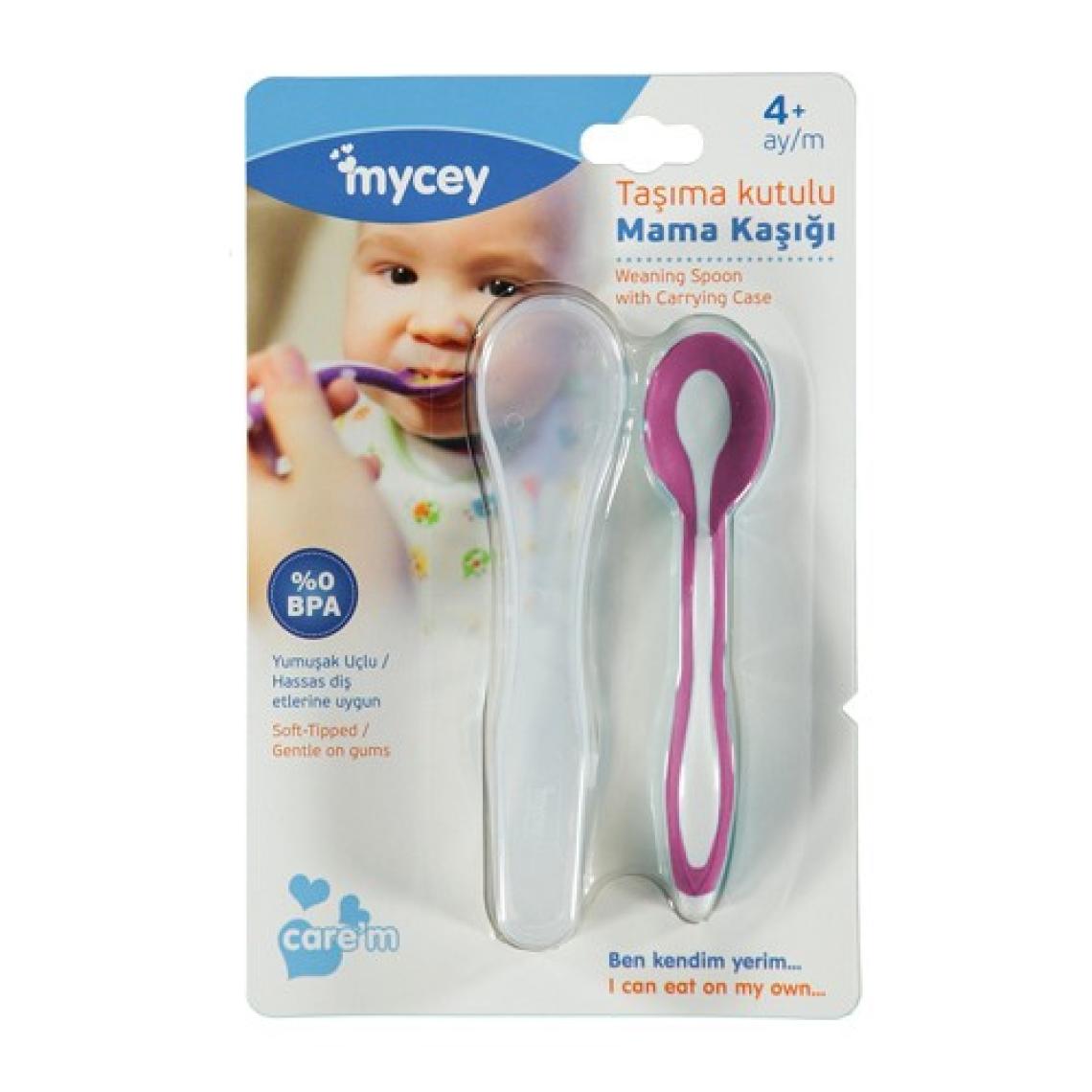 Mycey Taşıma Kutulu Mama Kaşığı