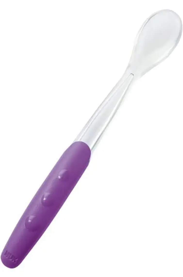 Nuk Silikon Kaşık 2'li - Mor