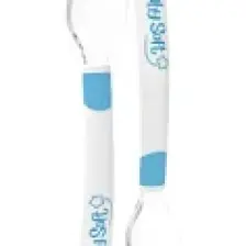 BabySoft 2'li Silikon Mama Kaşığı Mavi