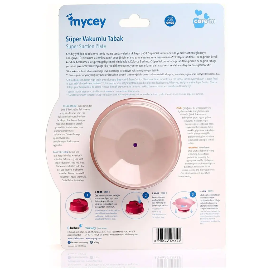 Mycey Süper Vakumlu Tabak