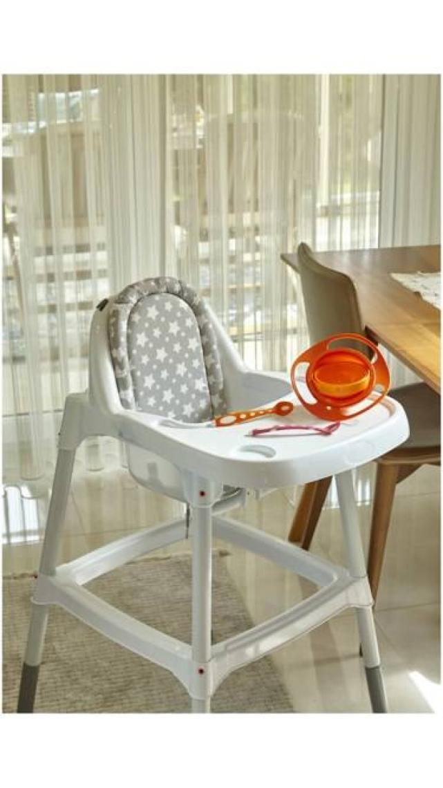 Babyjem Dökülmeyen Tabak & Mama Kaşık Çatal Takımı Turuncu ART-350/495