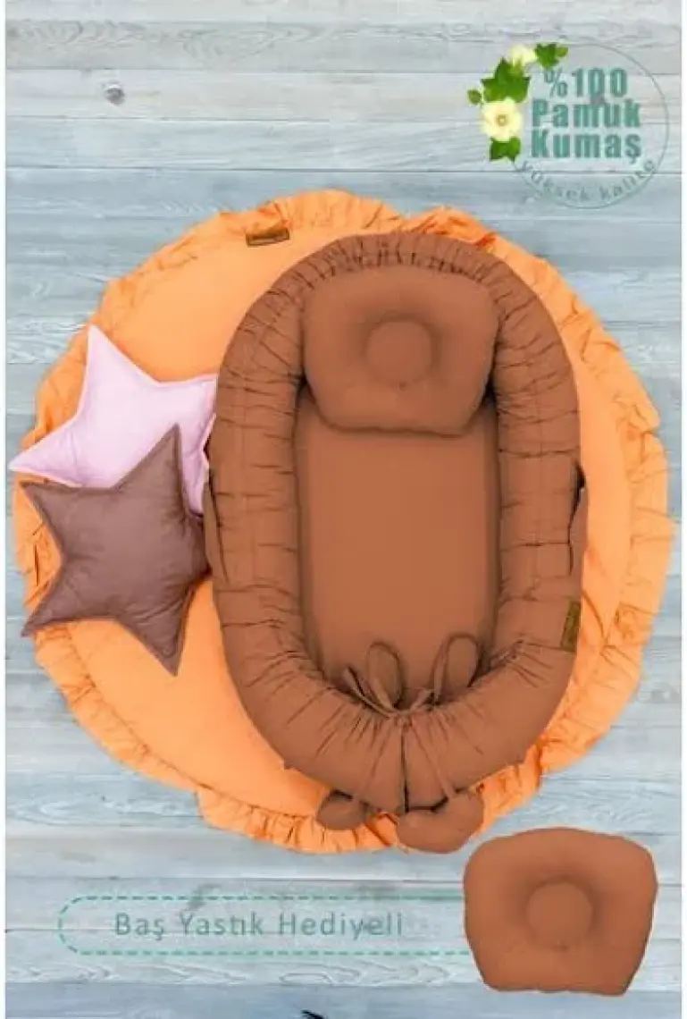 mordesign Babynest Ortopedik Bebek Yatağı, Anne Yanı Bebek Yatağı, Ergonomik Tasarım, Morremix Serisi