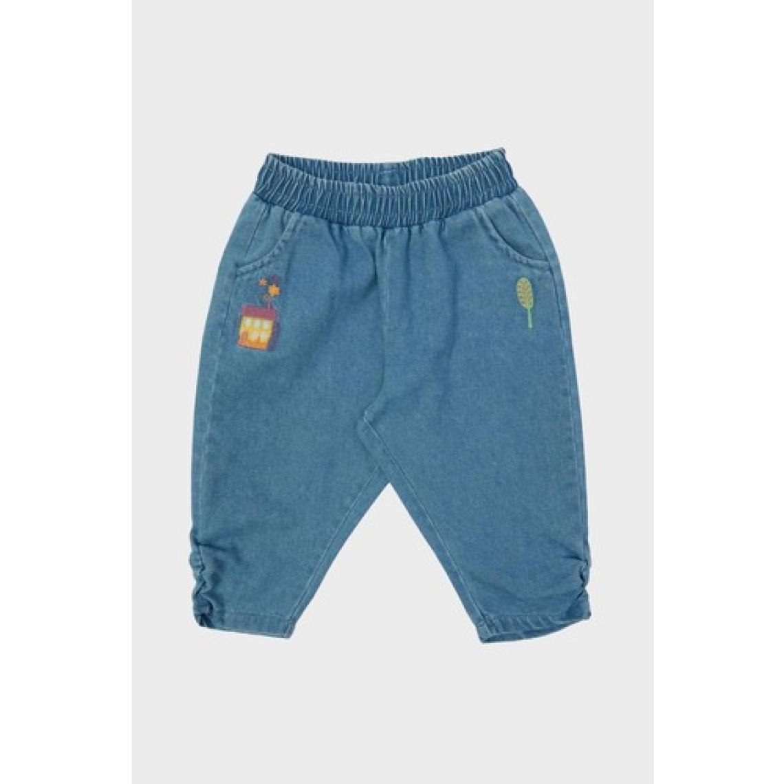 Gb Baby Layette Kız Bebek Denim Pantolon 23PFWBG2240