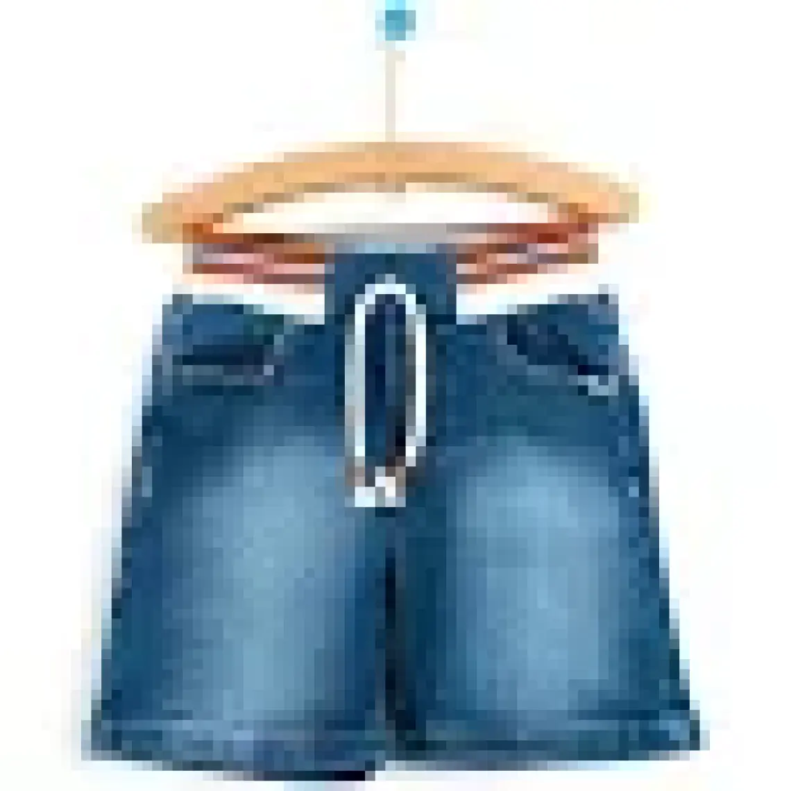 HelloBaby Basic Erkek Bebek Lastikli Denim Şort Erkek Bebek