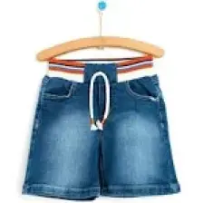 HelloBaby Basic Erkek Bebek Lastikli Denim Şort Erkek Bebek