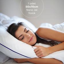 Climate %100 Pamuk Dış Kumaş Nano Jel Yastık Otel Yastığı 50*70 Cm 1100 gram
