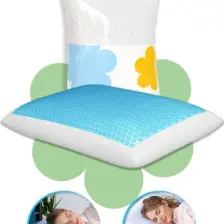 Evva Terletmeyen Ortopedik Yastık Serinleten Visco Yastık Jelli Yastık 59x39x13cm
