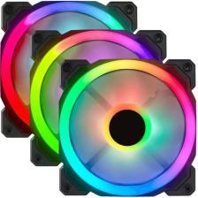 Gametech 7r Pro Seri (3'lü Set) Rainbow Ledli Sessiz 120MM 12CM Kasa Fanı