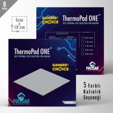 Pullsar Thermopad One - 100x50 mm | 3,0 mm Kalınlık | 8 W/m-K İletkenlik ile Oyununuzu Soğutmanın Yeni Yolu!
