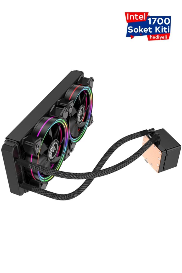 Gametech Hydra 240 Rainbow 240 mm İşlemci Sıvı Soğutucu