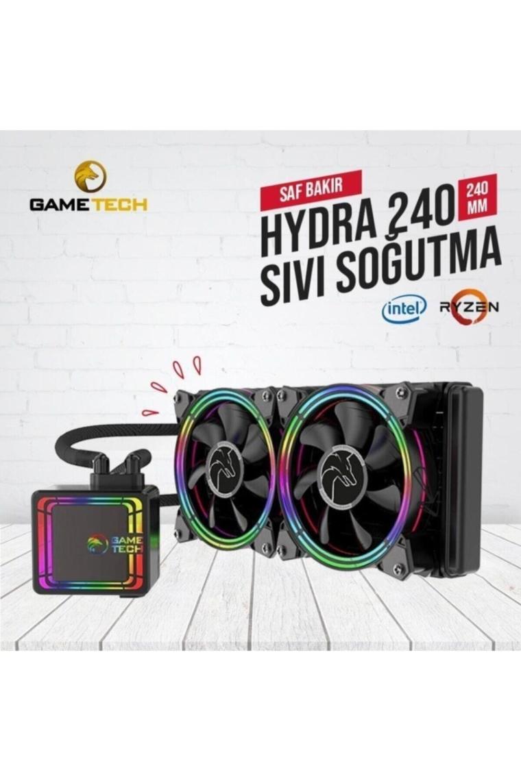 Gametech Hydra 240 Rainbow 240 mm İşlemci Sıvı Soğutucu