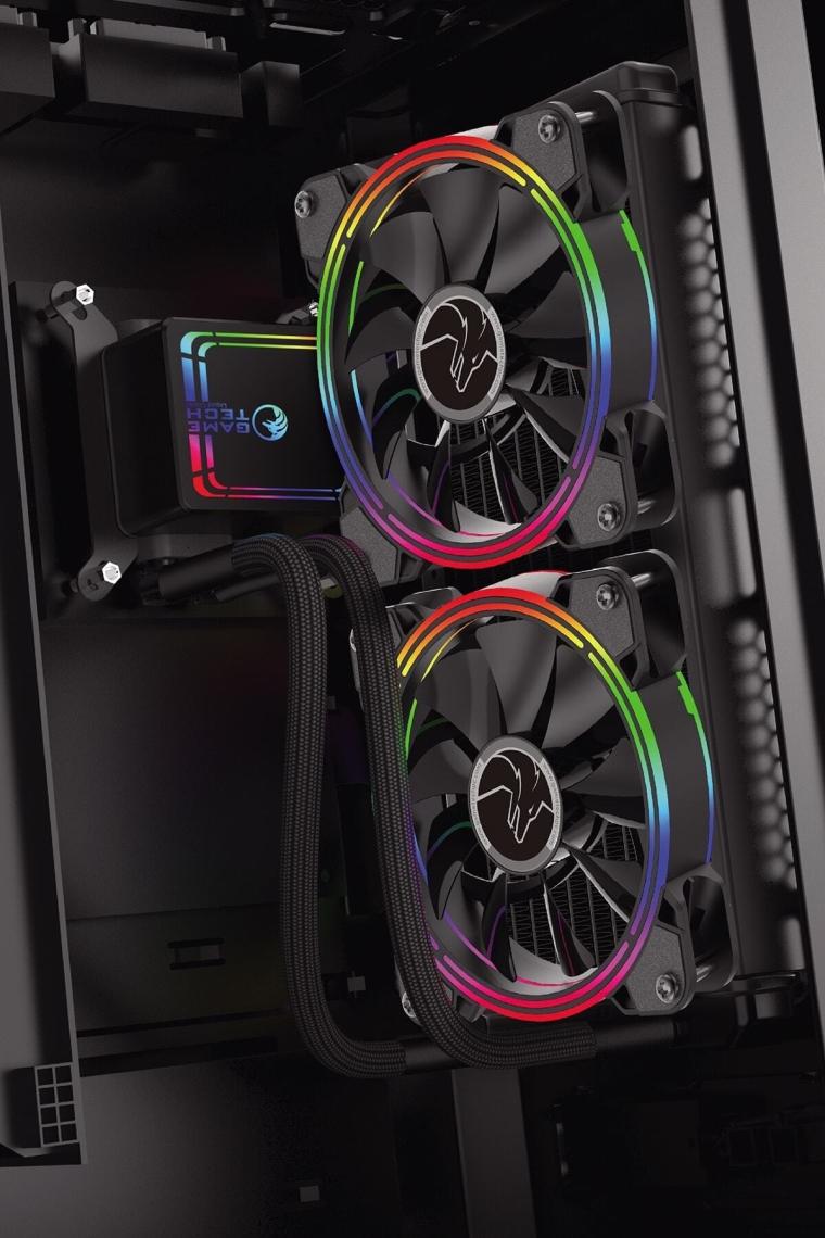Gametech Hydra 240 Rainbow 240 mm İşlemci Sıvı Soğutucu