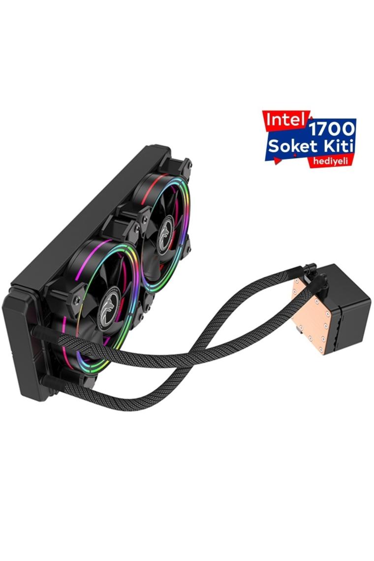 Gametech Hydra 240 Rainbow 240 mm İşlemci Sıvı Soğutucu