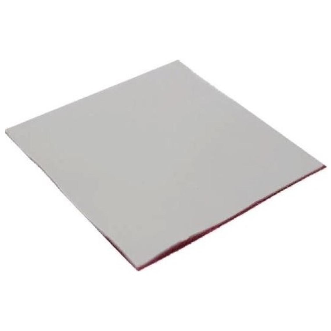 Kuvars Termal Pad Ped Işlemci Soğutucu Silikon 5 cm x 5 cm Kalınlık 3 mm Gri