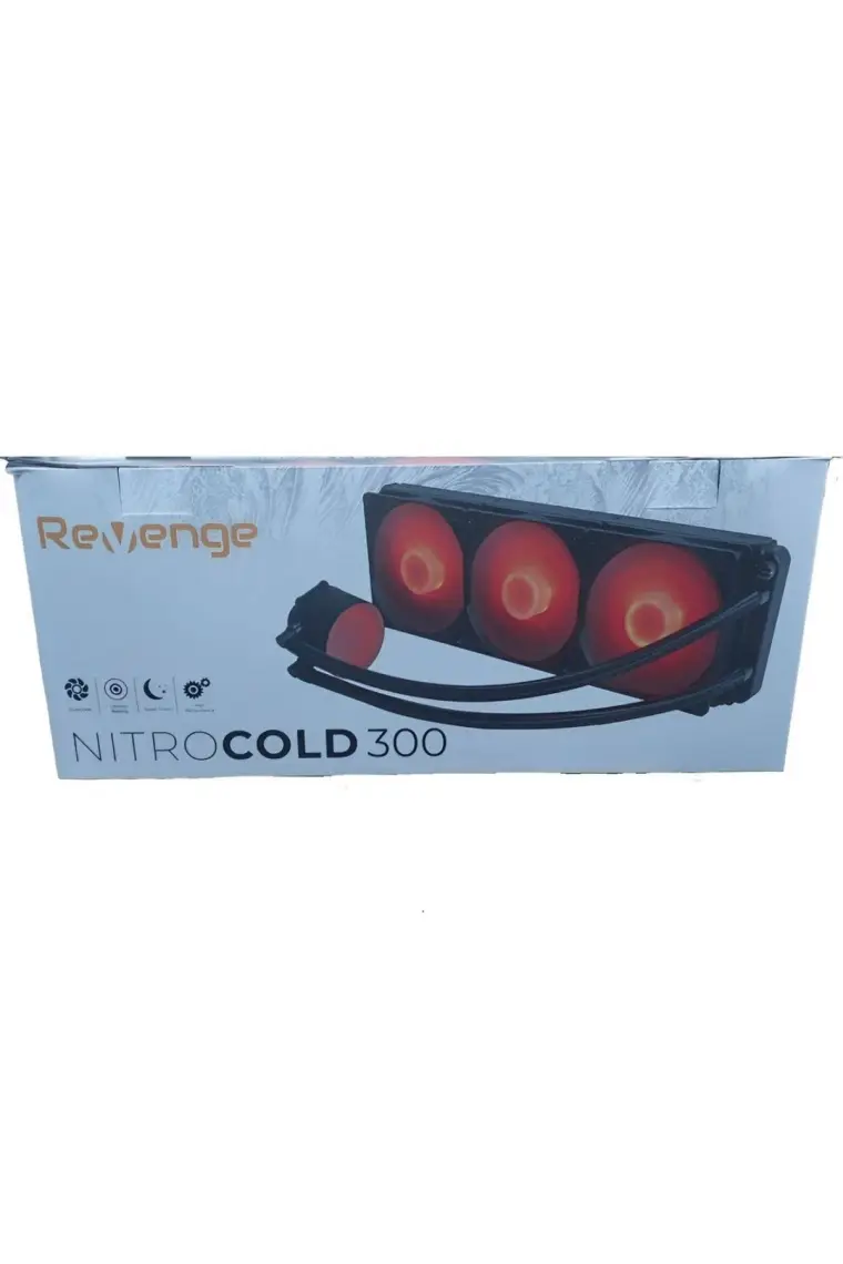 Revenge Nitro Cold 300 Intel ve Amd Destekli Rgb Fanlı Infinite Panel Cpu Işlemci 360MM Sıvı Soğutma Sistemi
