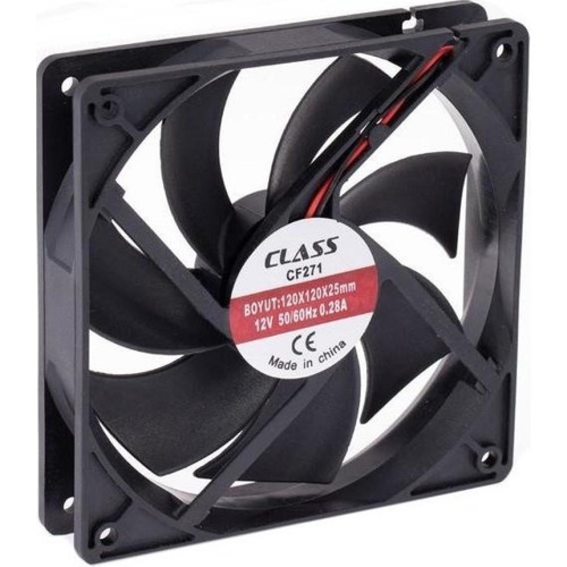 Class DC 12V Fan 120 x 120 x 25 mm