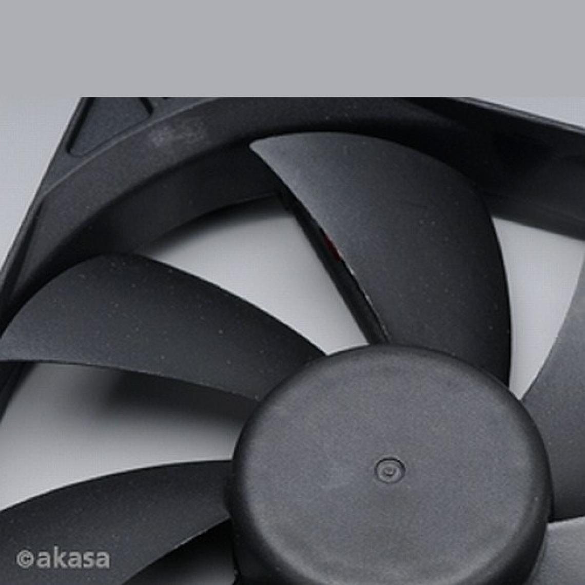 Akasa Classic 12cm Sessiz Siyah Kasa Fanı (AK-DFS122512L)