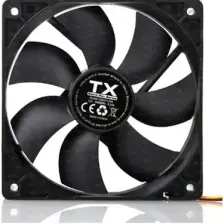 TX 12 cm Sessiz Siyah Kasa Fanı (TXCCF12BK)