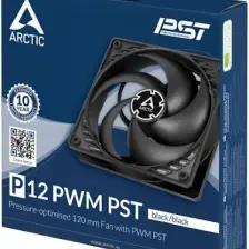 Arctic P12 PWM PST 120 mm Siyah Kasa Fanı(ACFAN00120A)