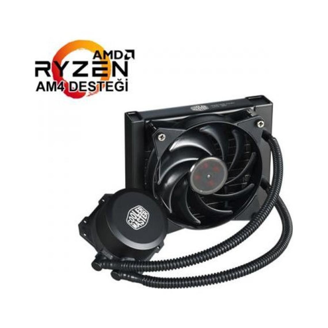 Cooler Master MasterLiquid Lite 120 (Su soğutma) AM4 Destekli CPU Soğutucusu 120mm Radyatör (MLW-D12M-A20PW-R1)