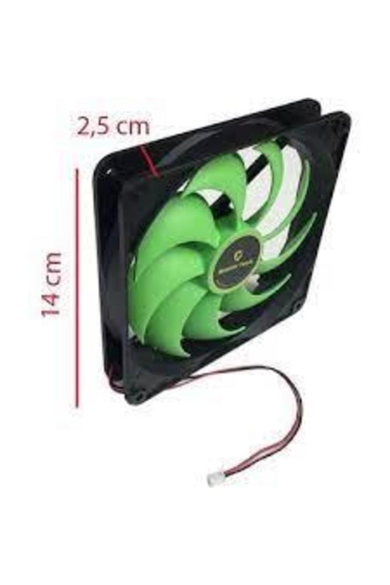Keepro 14 cm Kasa Fanı 2 Pin 14 cm Fan 14X14X2.5 cm Fan