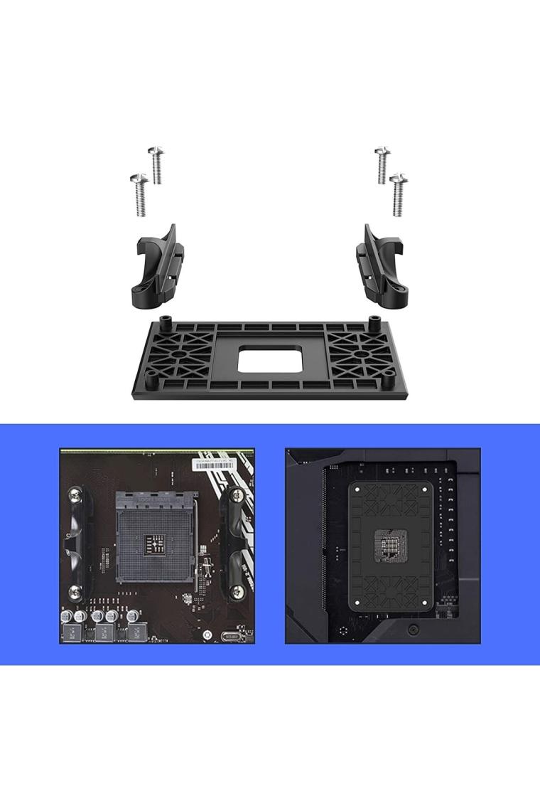 Am4 Braket Amd Işlemci Fan Ayağı Anakart Bağlantısı Amd Ayak Cpu Fan Anakart Tutma Montaj Braketi