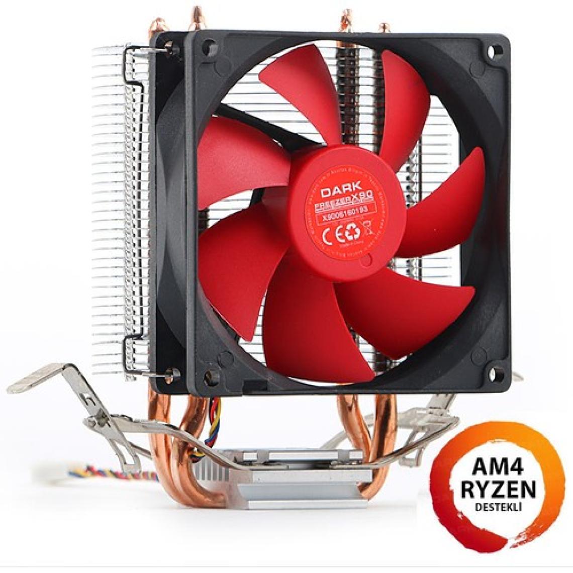 Dark Freezer X90 Intel 775/1156/1155/1150/1151 FM1/FM2/AM2+/AM3+ /AM4 Ryzen Uyumlu işlemci Soğutucu(DKCCX90)