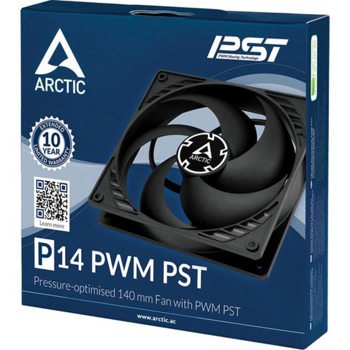 Arctic P14 Pwm Pst 140MM Siyah Kasa Fanı - (Ürün Kodu: ACFAN00125A)