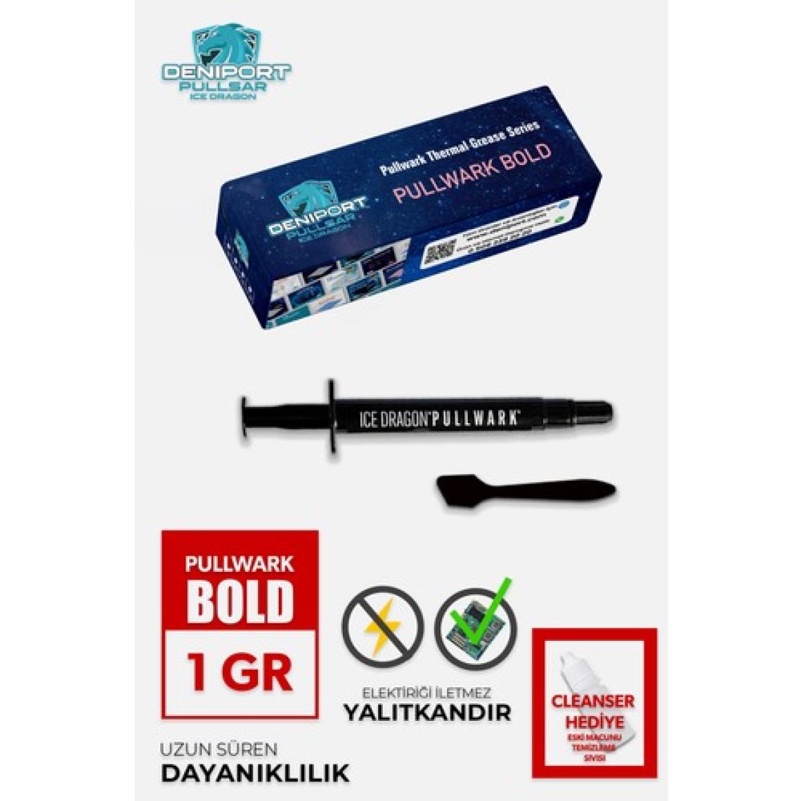 Pullsar Pullsar® Pullwark Bold 1 gr 20W/M-K Termal/thermal Macun | Yüksek Performanslı Macun