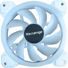 Revenge RV-400 12CM Sabit Yanan Rainbow Kasa Fanı Molex Bağlantılı LED Bilgisayar Fanı Revenge Uyumlu