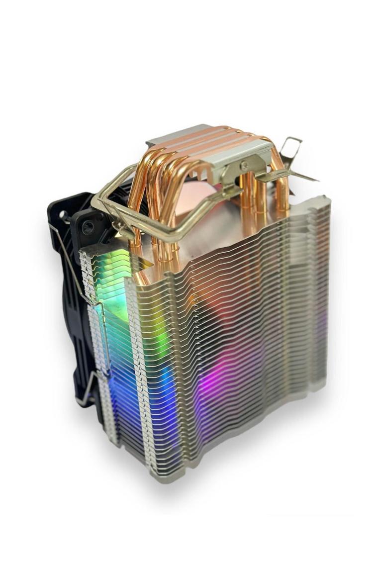 Strong M4-12XPRO 12CM Rainbow 4 Bakır Borulu 135W 4 Pin Intel/amd Kule Tipi Işlemci Cpu Fan