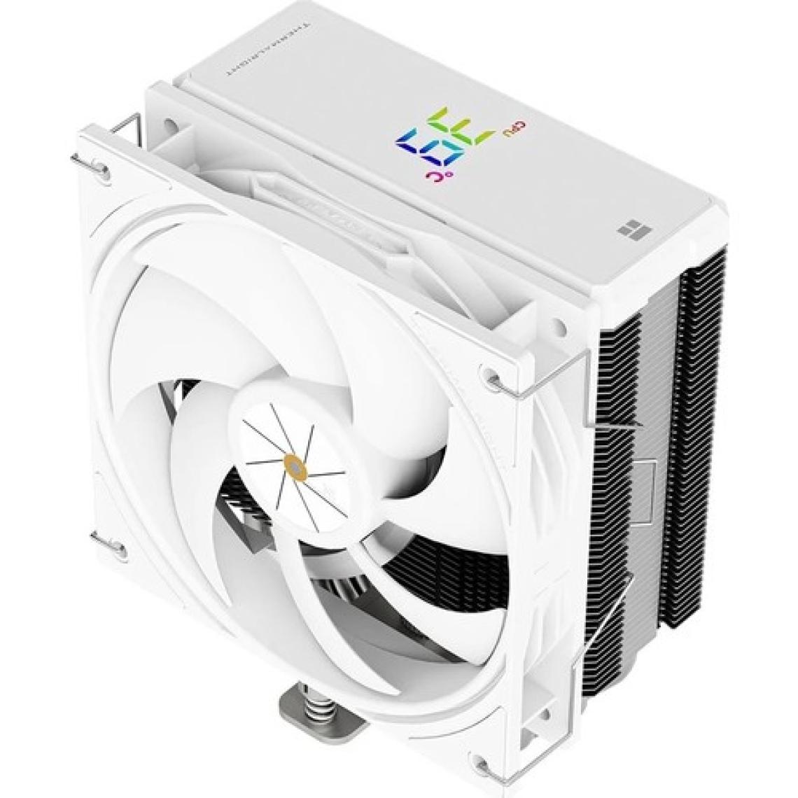 Thermalright Assassin x 120 R Digital White TL-P12W 120MM 4 x 6mm Isı Borulu Intel-Amd Uyumlu Beyaz Hava Soğutucu