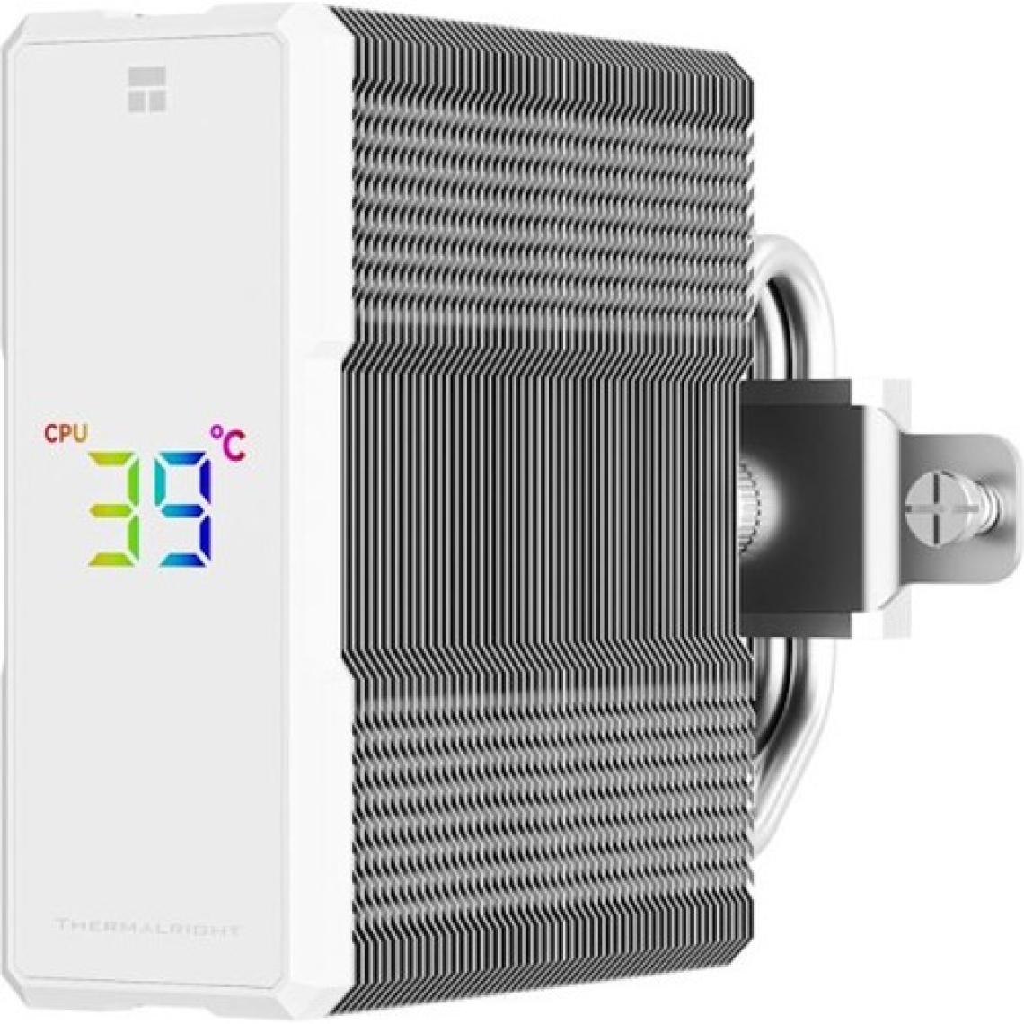 Thermalright Assassin x 120 R Digital White TL-P12W 120MM 4 x 6mm Isı Borulu Intel-Amd Uyumlu Beyaz Hava Soğutucu