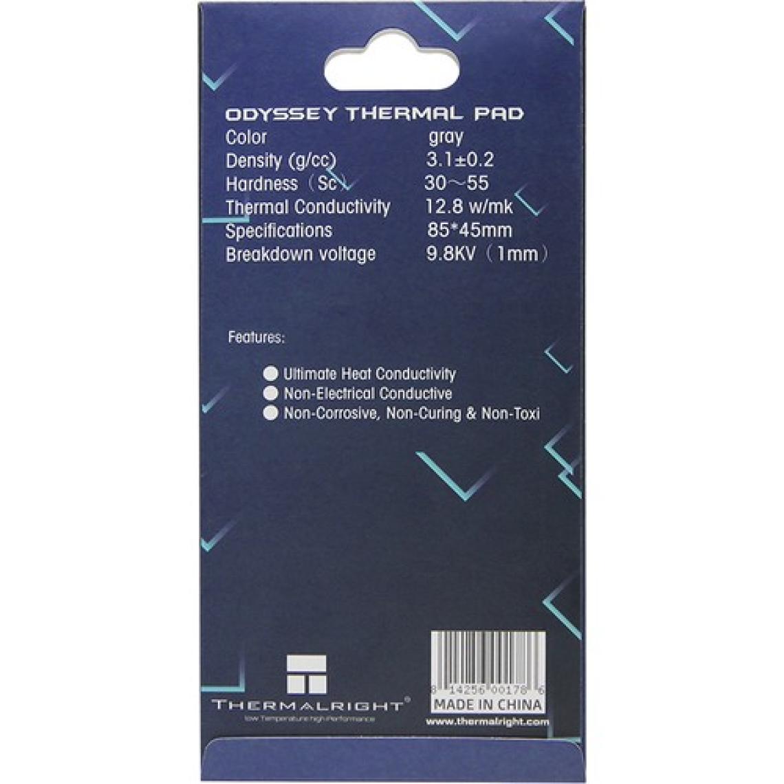 Odyssey Thermalright Termal Ped 85X45MM Pad 12.8 W/mk Termal Iletken Yüksek Performanslı Ped