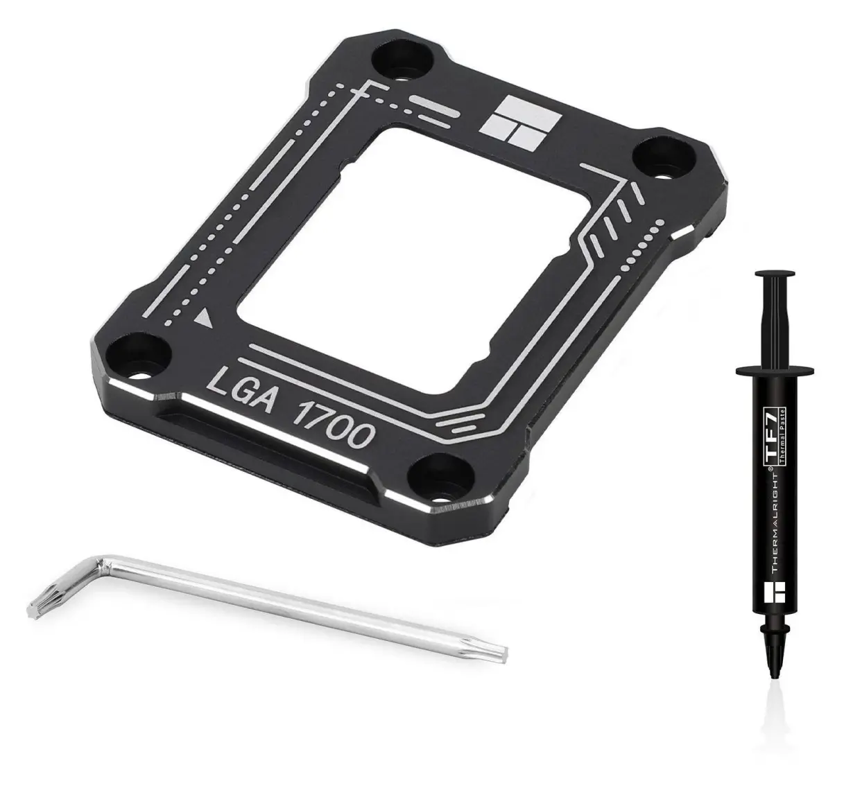Thermalright Intel LGA 1700 soketli işlemciler için Güçlendirme Kiti (TF7 Termal Macun Dahildir) (LGA 17XX-BCF-BLACK)