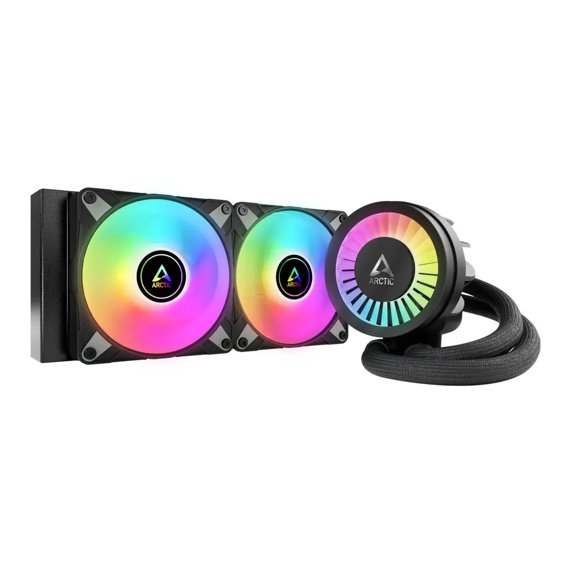 Arctic Liquid Freezer Iıı - 240 A-Rgb Intel / Amd Uyumlu, 240MM Radyatörlü, 2X12CM P12 Pwm Fanlı, Sıvı Işlemci Soğutucu Siyah (AR-ACFRE00142A)