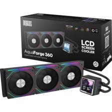 Dragos Aquaforge 360 Intel-Amd 360MM LCD Ekranlı Argb Siyah Sıvı Soğutucu