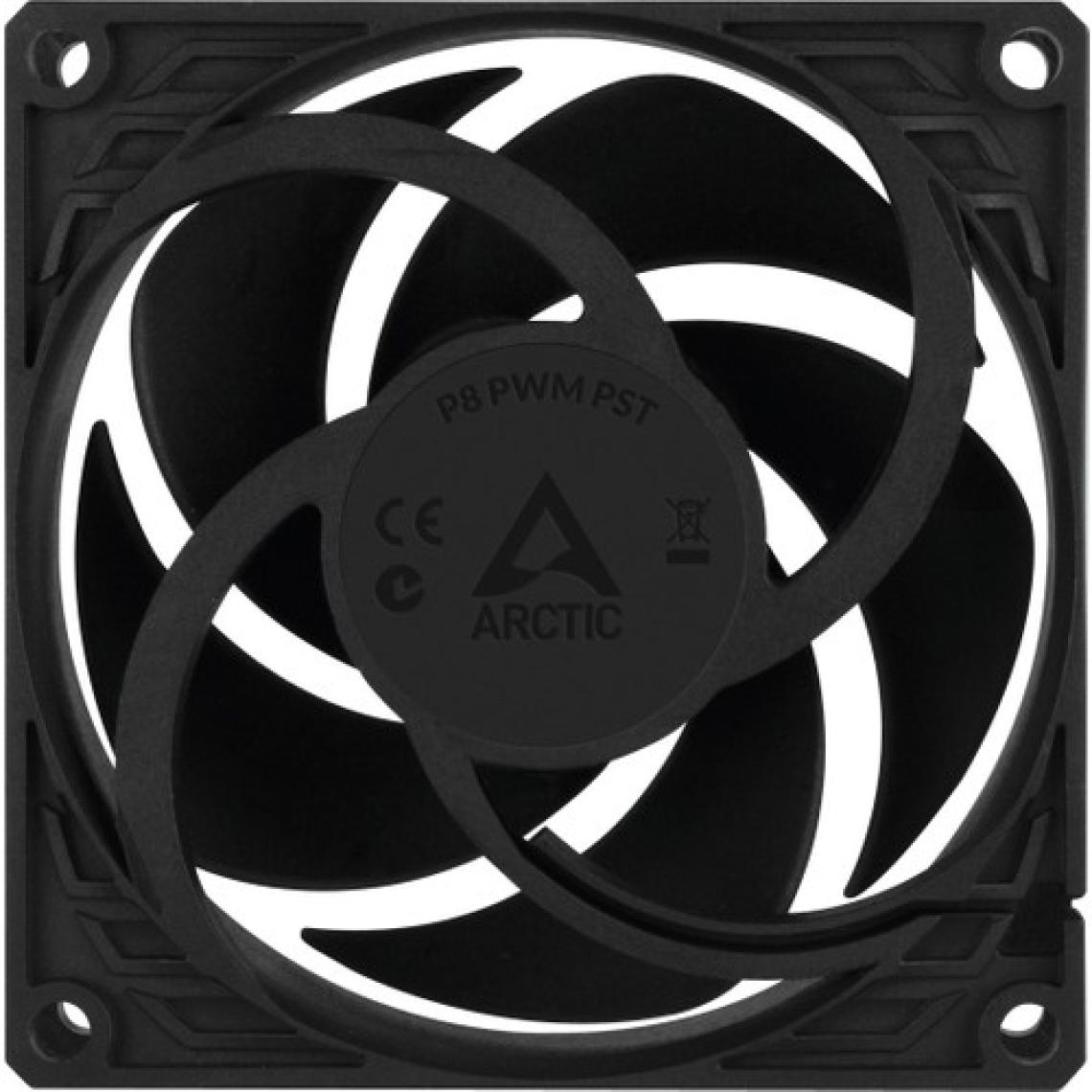 Arctic P8 Pwm Pst 8 cm Siyah Kanatlı 3000RPM Kasa Fanı (AR-ACFAN00150A)