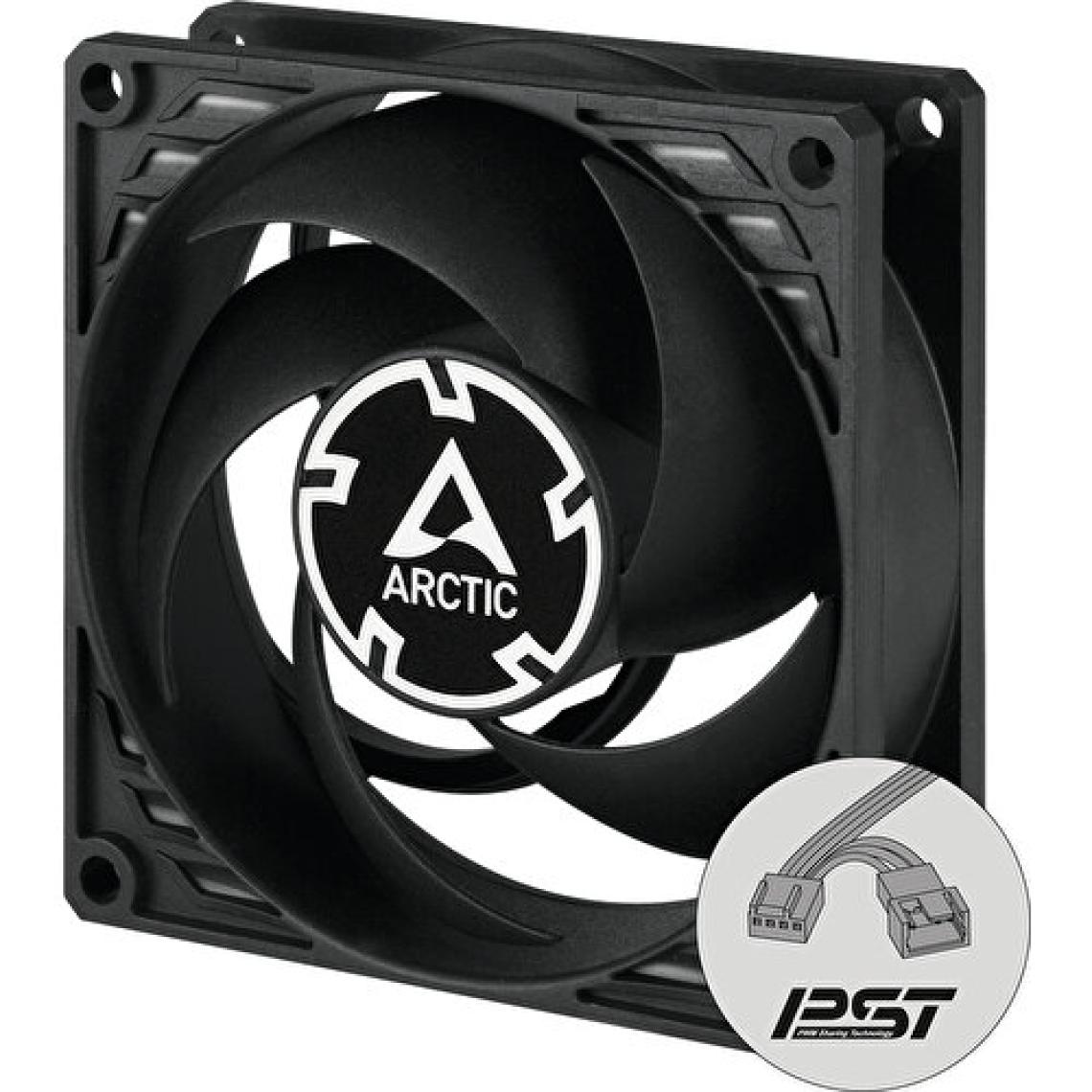 Arctic P8 Pwm Pst 8 cm Siyah Kanatlı 3000RPM Kasa Fanı (AR-ACFAN00150A)