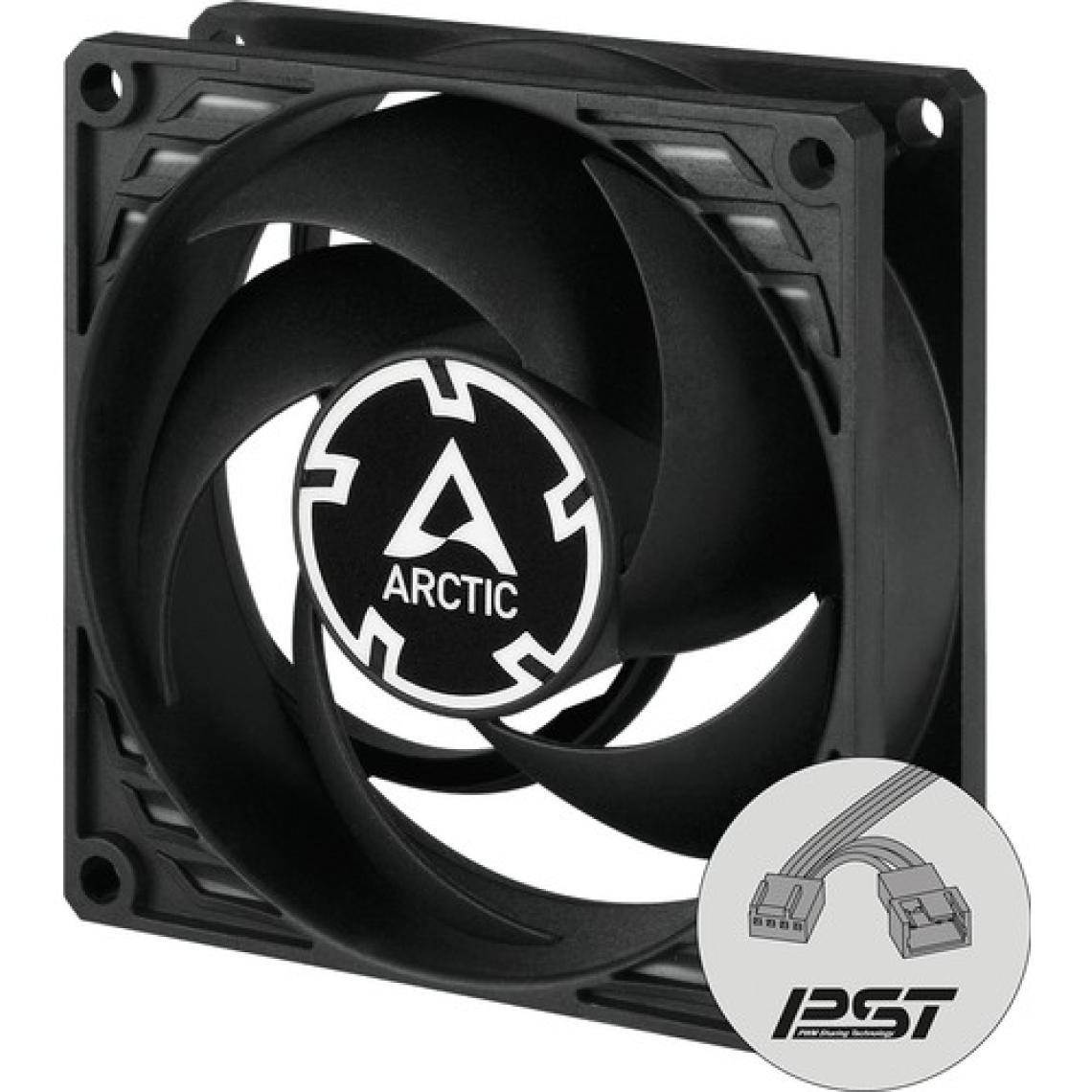 Arctic P8 Pwm Pst 8 cm Siyah Kanatlı 3000RPM Kasa Fanı (AR-ACFAN00150A)