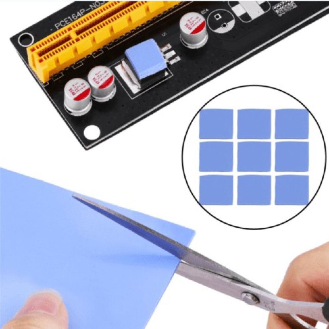 Wozlo 0.5MM*100*100MM Chipset Soğutucu Termal Pad Ped 10*10MM Kesilmiş