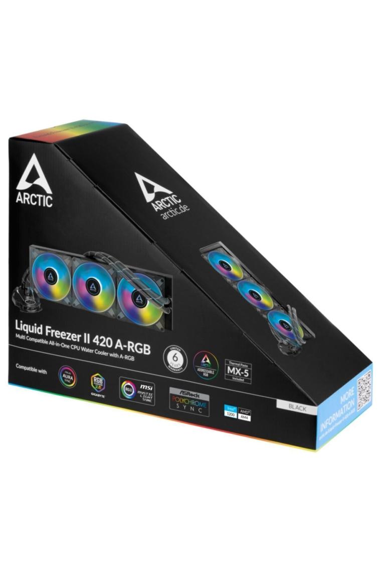 Arctic Liquid Freezer Iı - 420 A-Rgb Intel / Amd Uyumlu, 420MM Radyatörlü, 3X14CM P14 Pwm Fanlı, Sıvı Işlemci Soğutucu (LGA1700 Kit Dahil) (AR-ACFRE00109A)